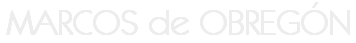 MARCOS de OBREGÓN
